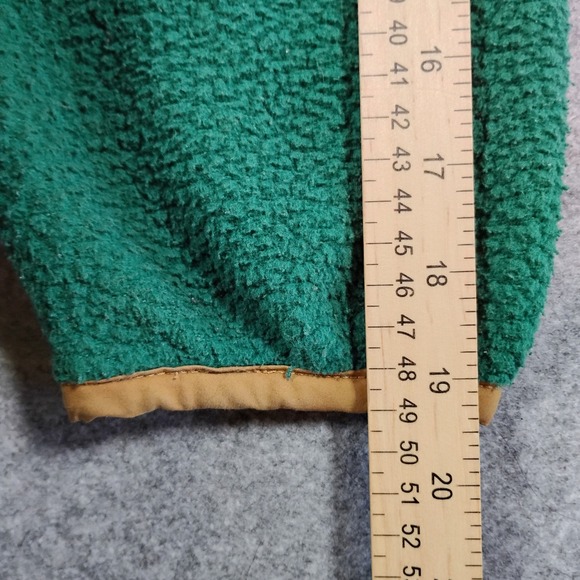 The North Face Cragmont Fleece Snap Neck  Pullover Green Womens Small - Picture 9 of 12